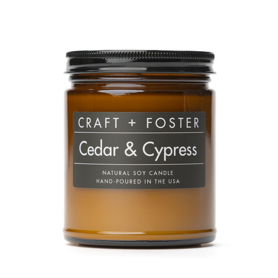 Cedar & Cypress - 8oz Natural Soy Candle