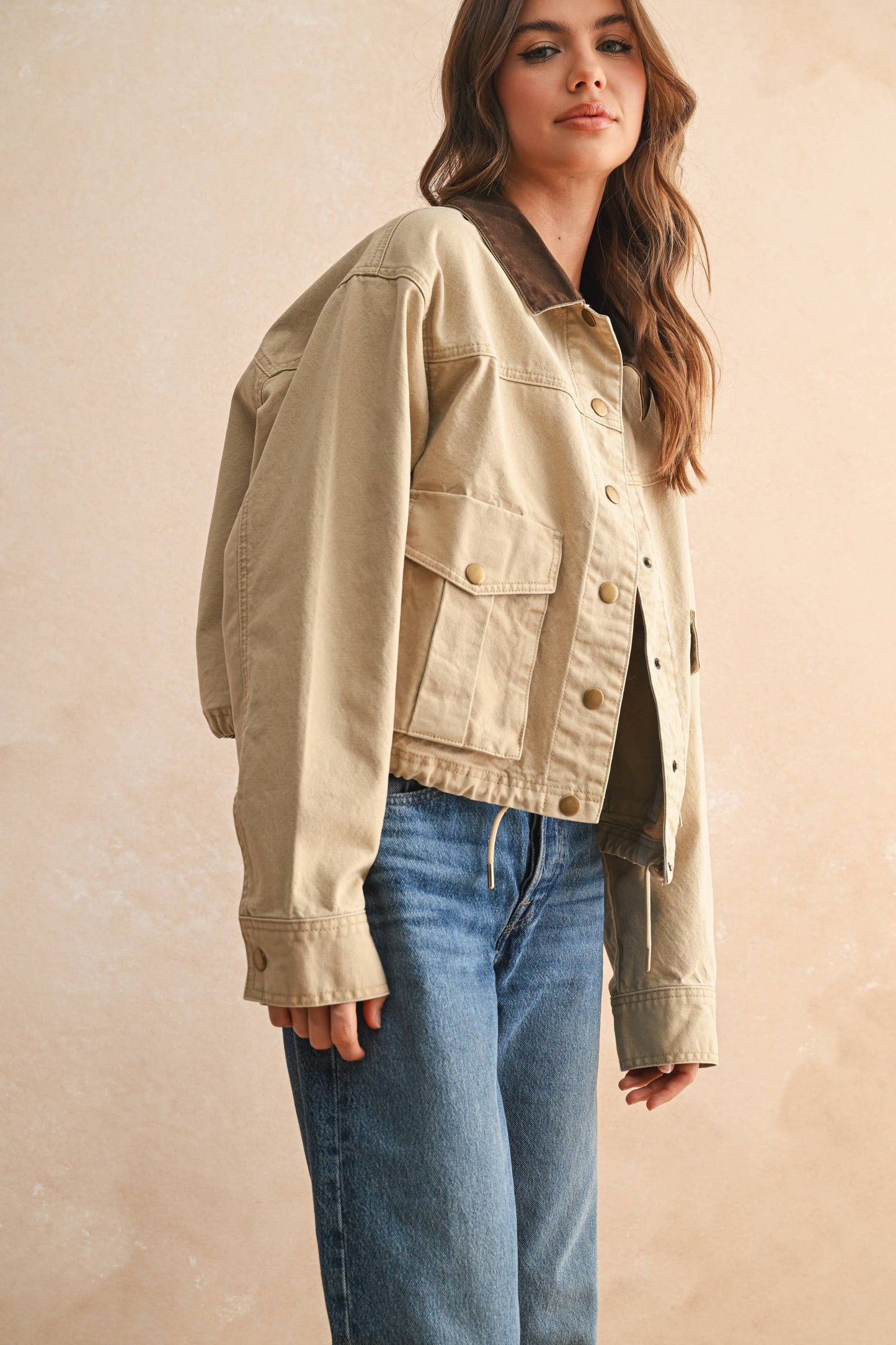Contrast Utility Jacket