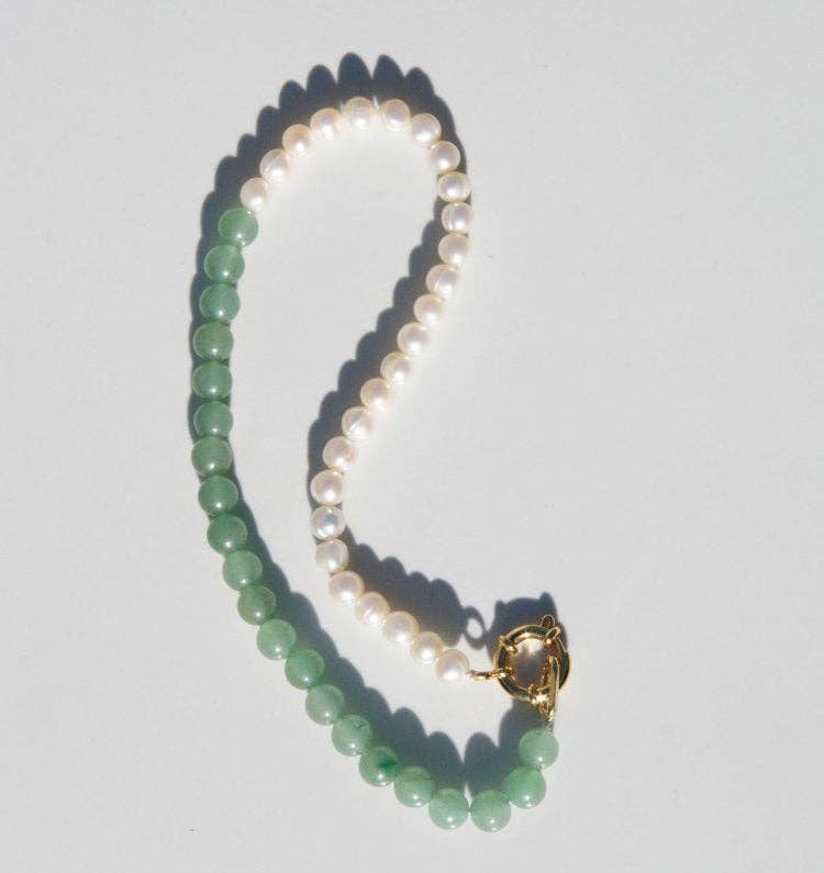 HALFSIE - JADE + PEARL: 15.5"