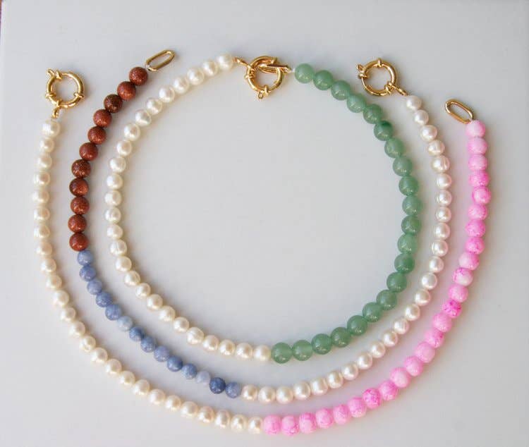HALFSIE - JADE + PEARL: 15.5"