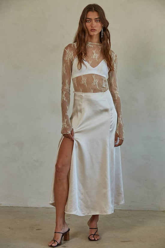 Lace LS Layering Top