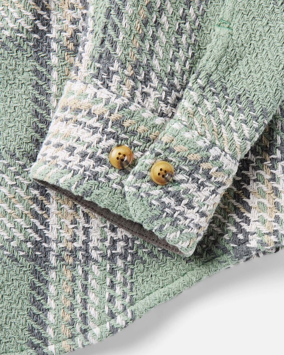 The Cutter Overshirt - Sage Plaid