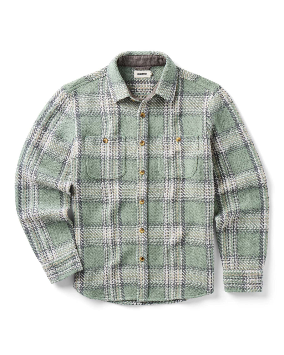 The Cutter Overshirt - Sage Plaid