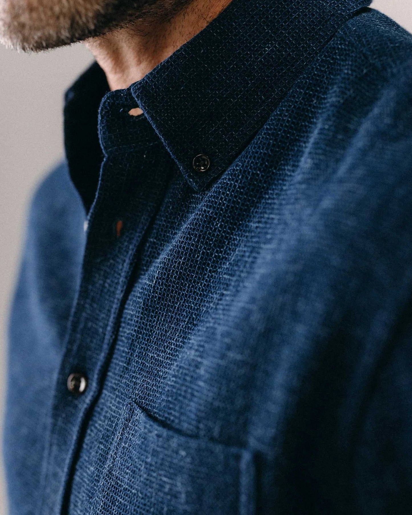 The Jack in Rinsed Indigo Waffle