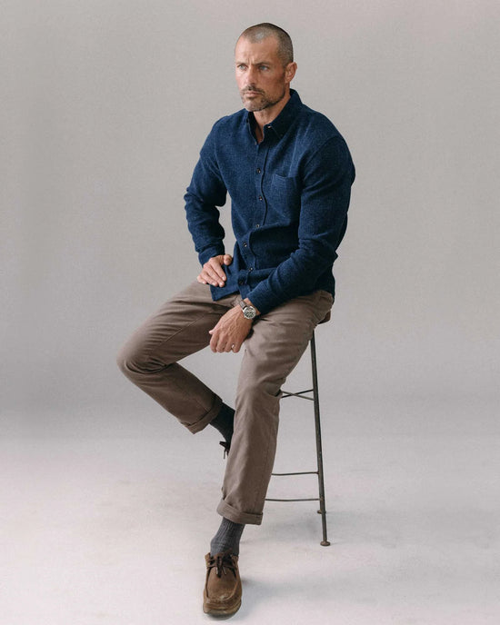 The Jack in Rinsed Indigo Waffle