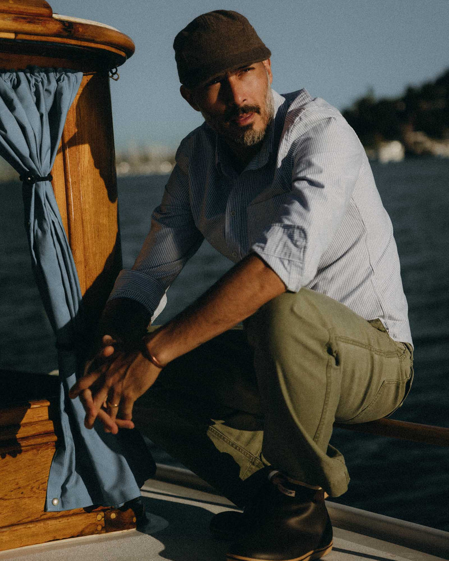 The Jack - Navy University Stripe Everyday Oxford