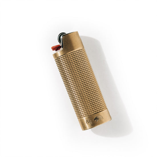 The Lighter Sleeve - Brass