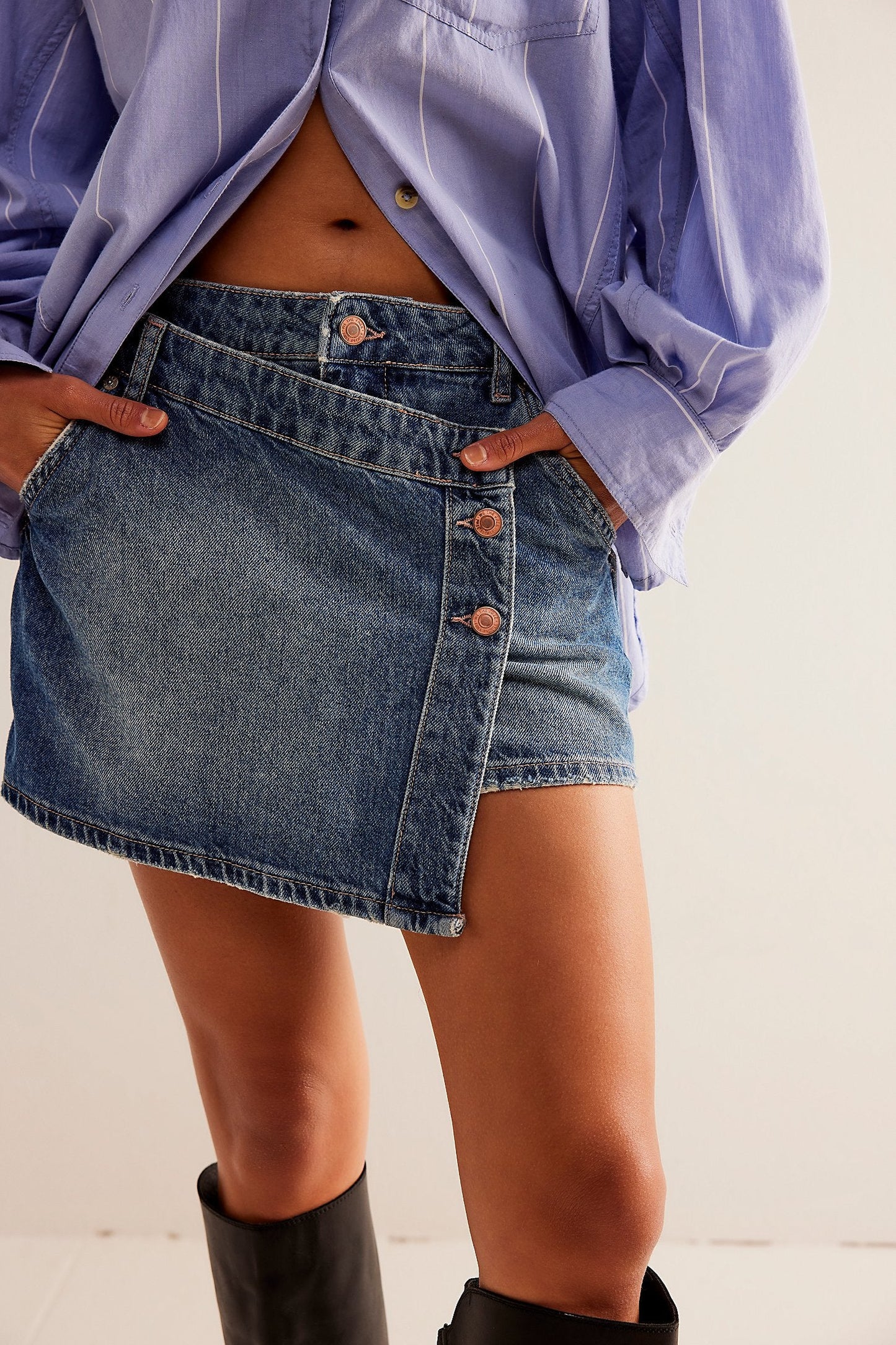 Wynne Denim Skirt