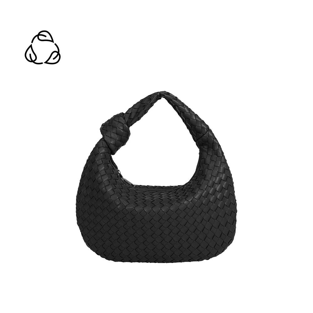 Drew Black Small Recycled Vegan Top Handle Bag